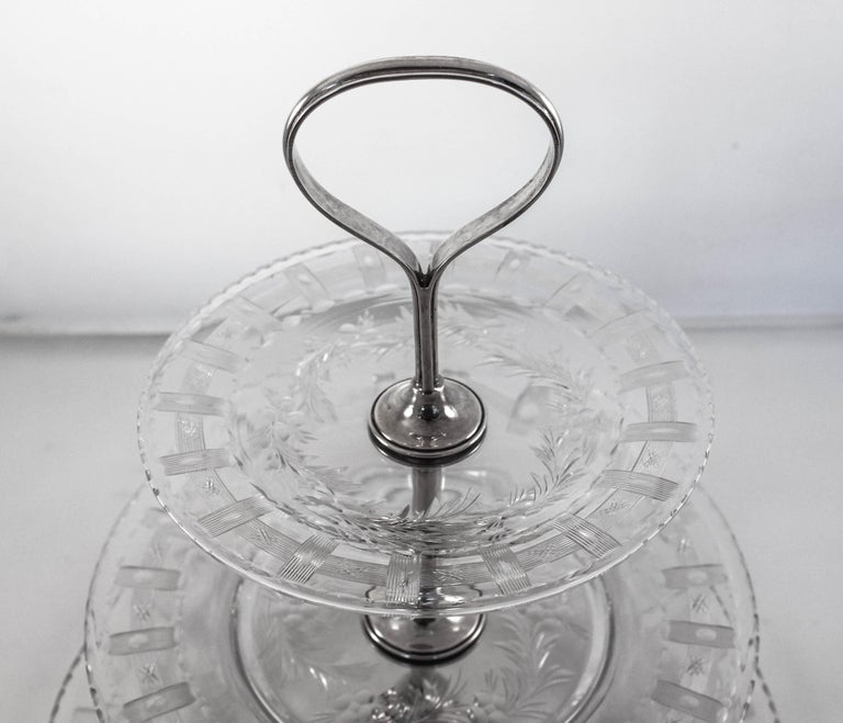 Hawkes 3Tier Sterling Server For Sale at 1stDibs