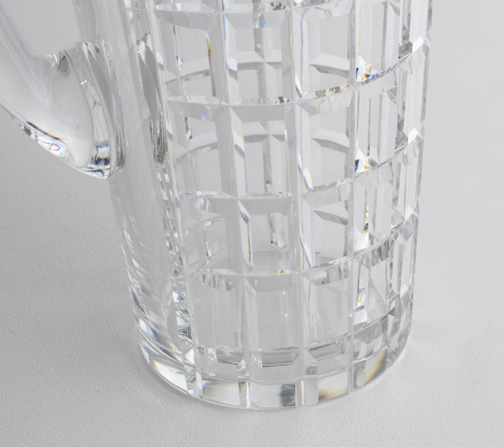 Hawkes Art Deco Sterling Silber, Kristall Barware Martini Cocktail Pitcher Shaker im Angebot 9