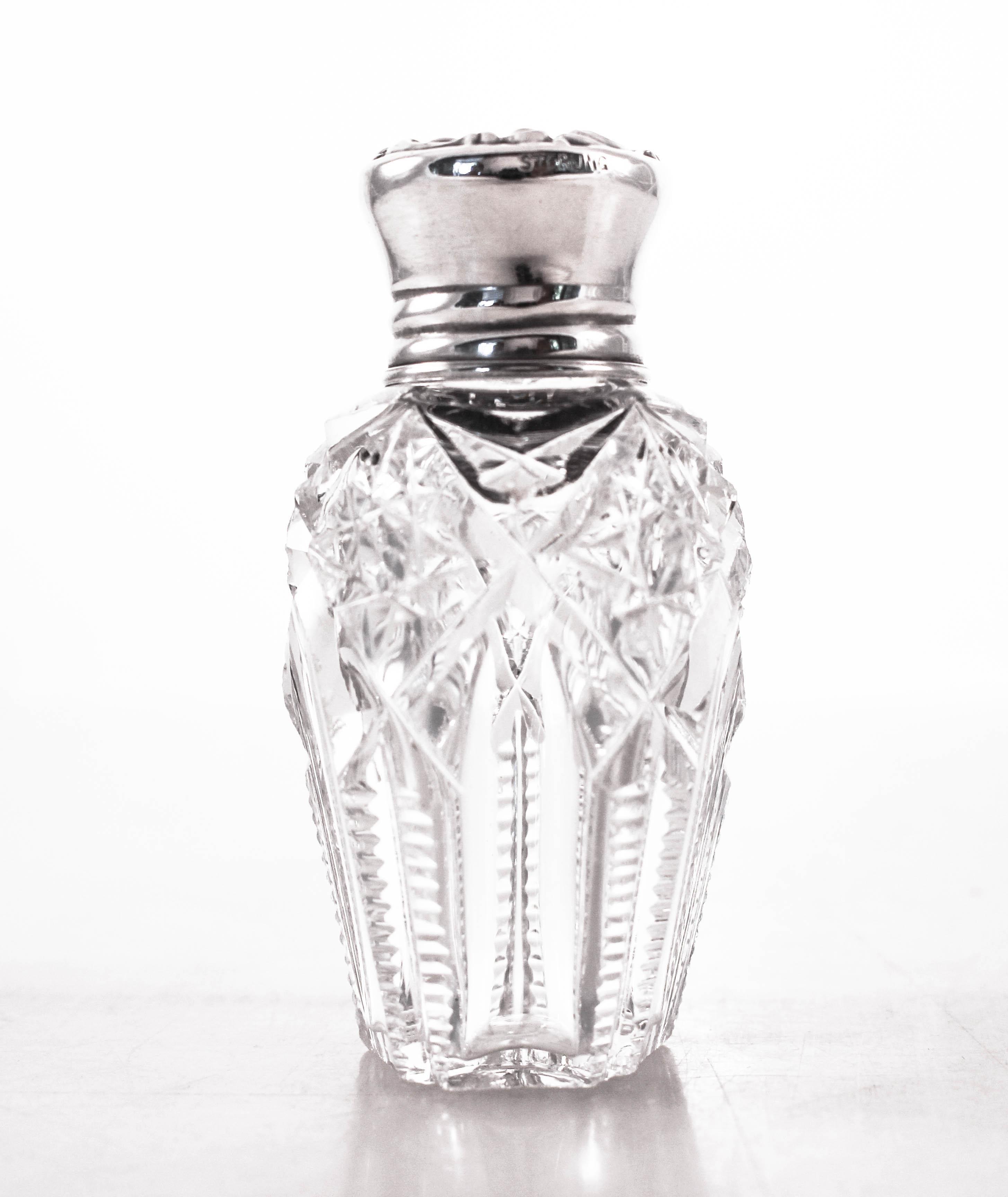 American Hawkes Crystal and Sterling Shakers