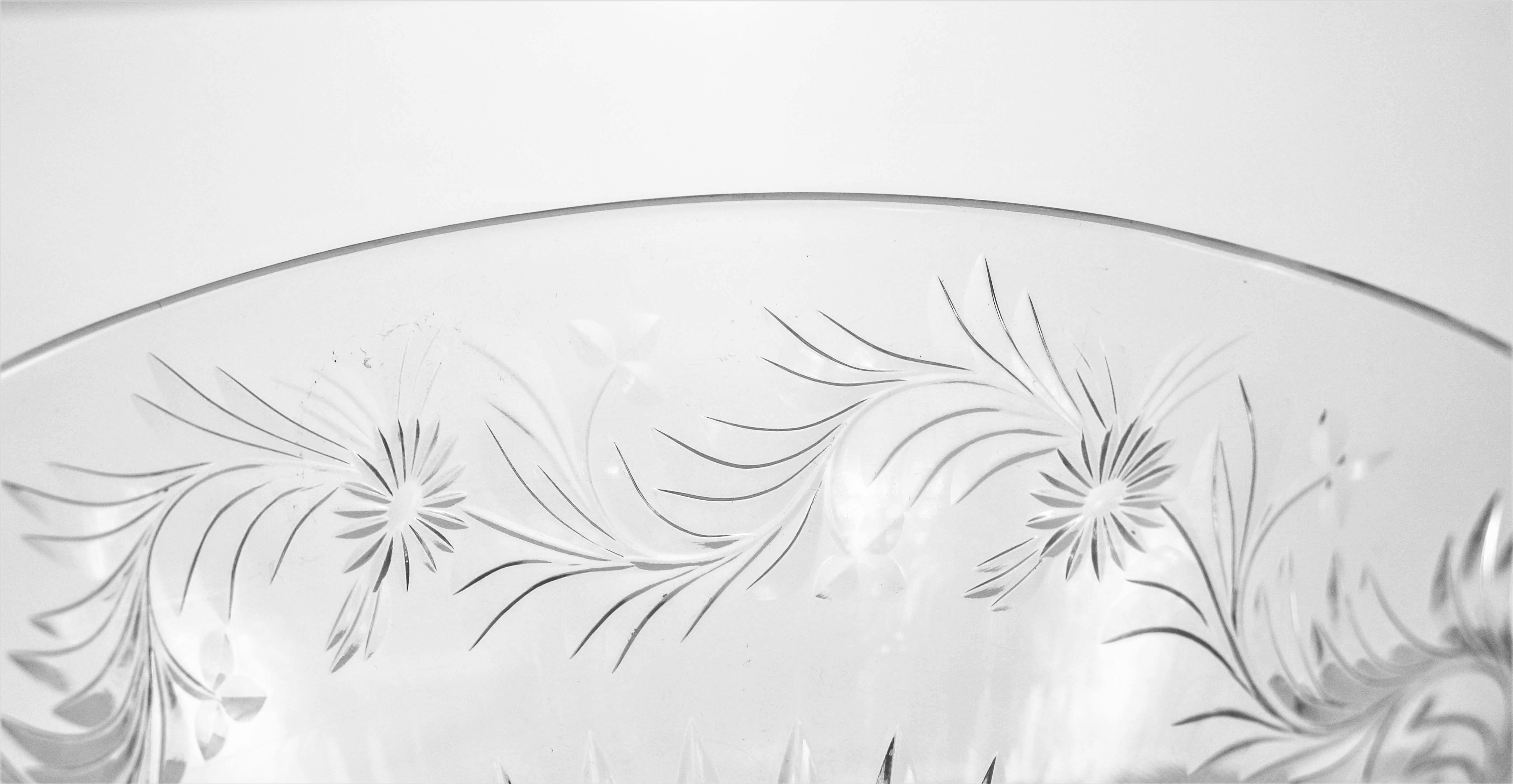 Hawkes Vase aus Kristall und Sterlingsilber im Angebot 3