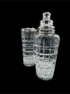 Hawkes Cut Glass Cocktail Shaker & Pitcher