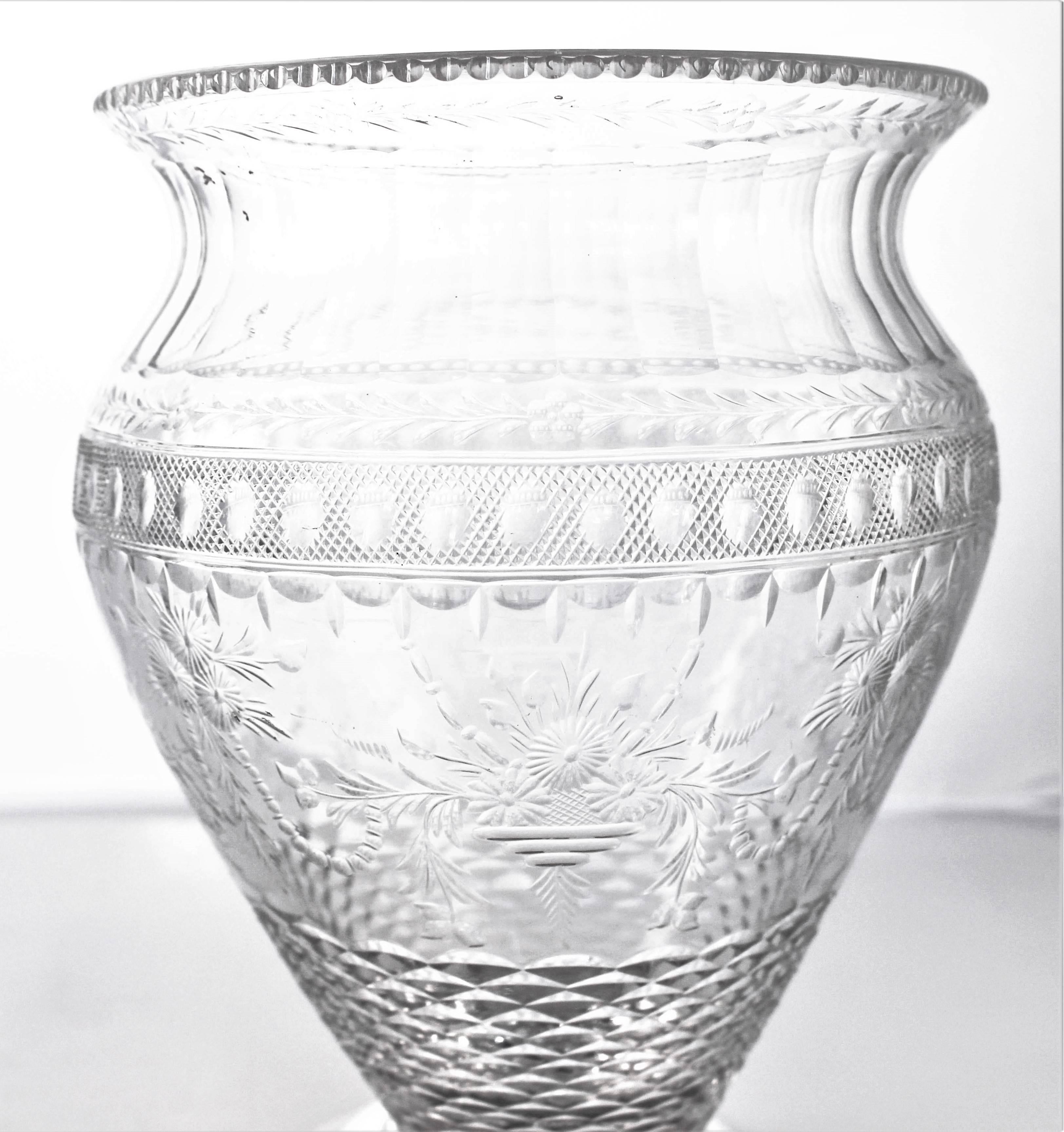 Américain Vase Hawkes en argent sterling en vente