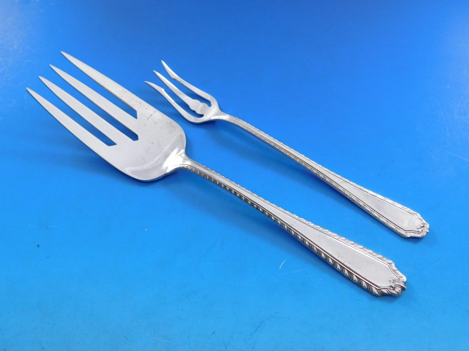 Hawthorne by Reed & Barton Sterling Silver Flatware Set for 8 Service 47 pieces Excellent état - En vente à Big Bend, WI