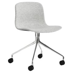 HAY AAC 15 About A Chair SH: 46cm - Polished Aluminium/Hallingdal 116