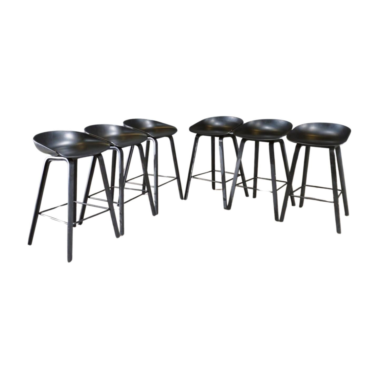 Modern Hay Black Bar Stool