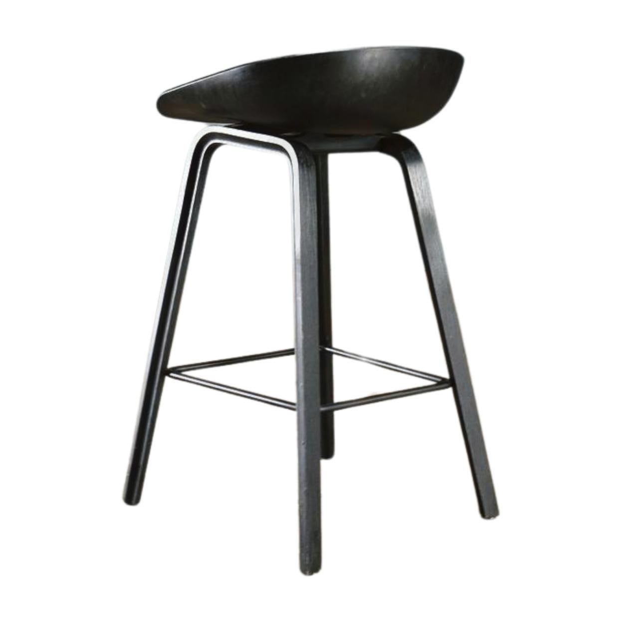Hay Black Bar Stool 1
