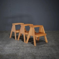 Hay Butler Oak Moveable Steps by Shane Schneck, Set of Three