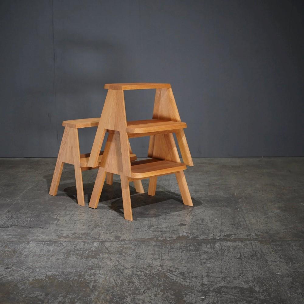 Hay Butler Bewegliche Steps aus Eiche von Shane Schneck, Dreier-Set (Skandinavische Moderne)