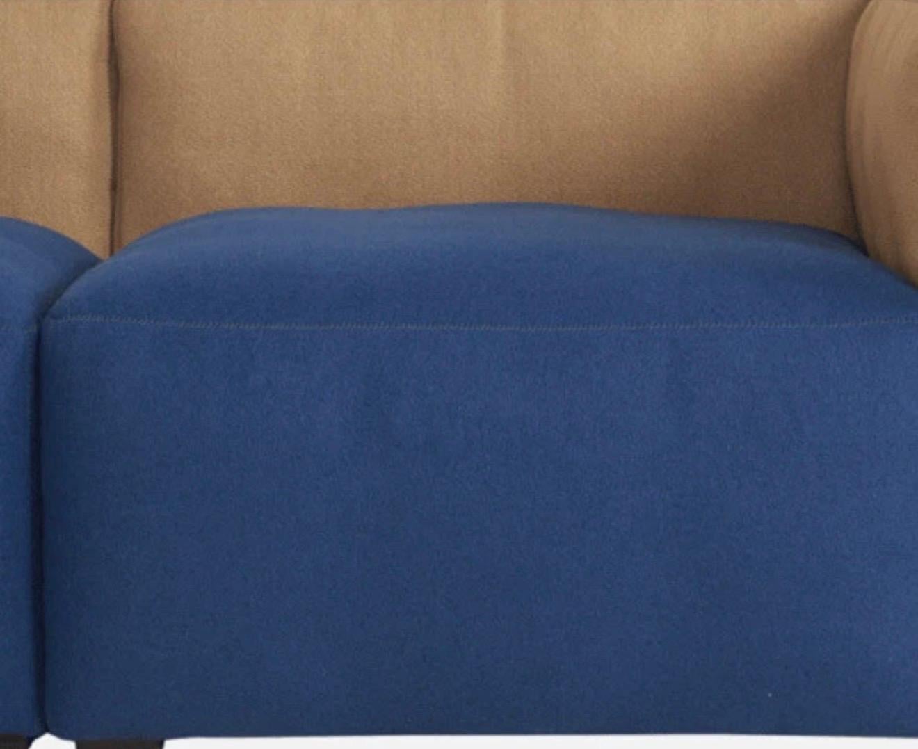 Hay Mags 2,5 Plazas a herman Miller Marca Azul/Beige Siglo XXI y contemporáneo en venta