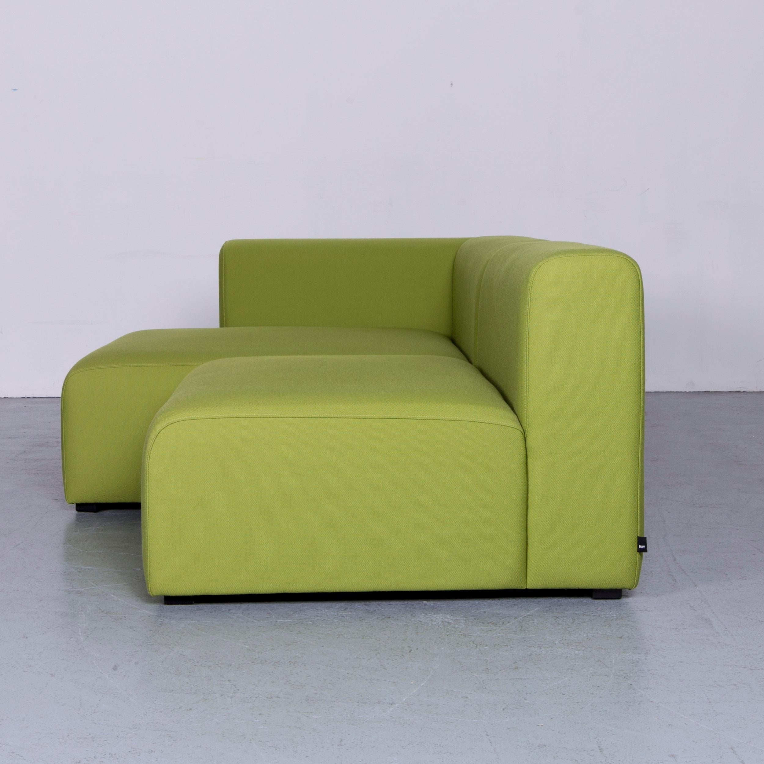 Hay Mags Designer Fabric Sofa Green Corner Couch 2