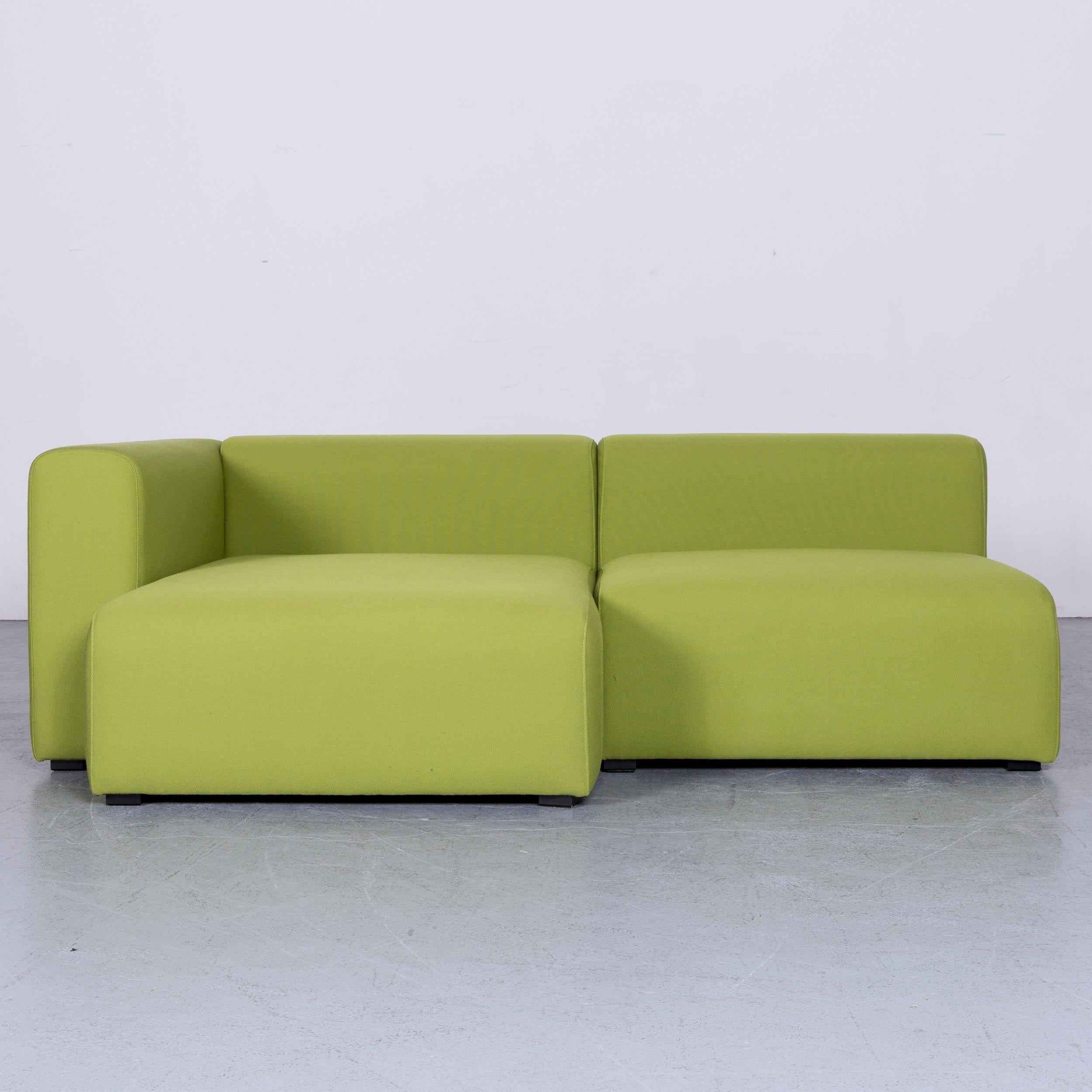 We bring to you an Hay Mags designer fabric sofa green corner couch.