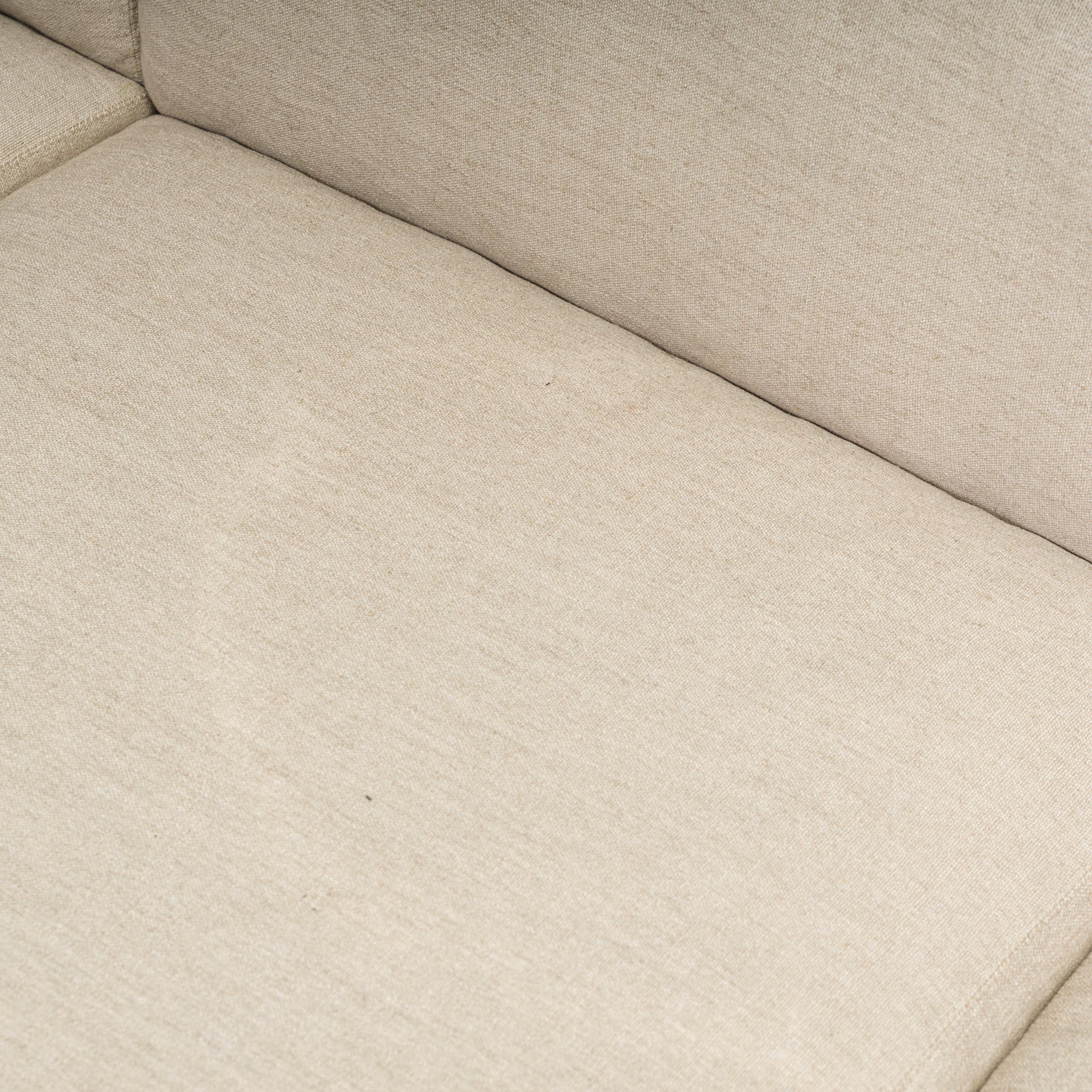 Contemporary HAY Mags Soft Grey Fabric Modular 4 Seater Sofa