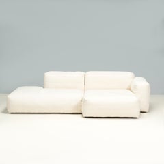 HAY Mags Soft Low Cream Fabric Modular Corner Sofa