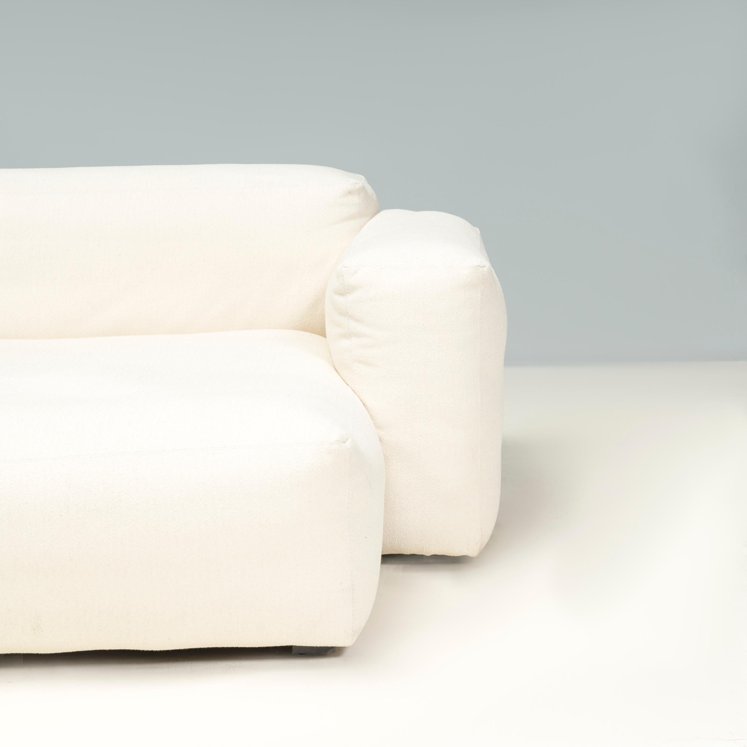 Danish HAY Mags Soft Low Cream Fabric Modular Corner Sofa