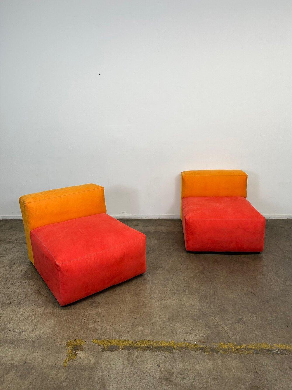 Hay Mags Soft Modular Sofa, Goldenrod / Orange, Middle 1