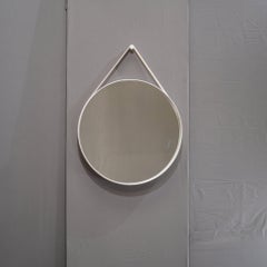 Hay Round Mirror with Detachable Strap