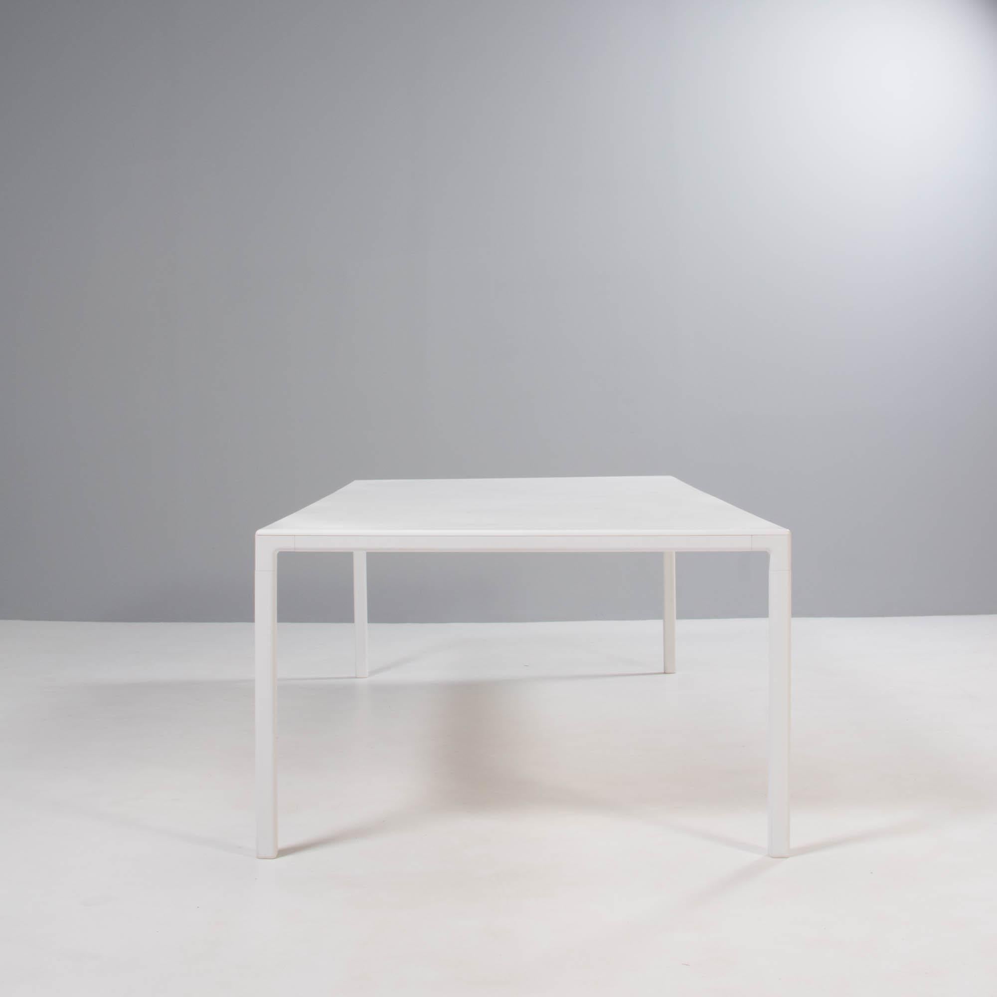 European HAY T12 White Dining Table