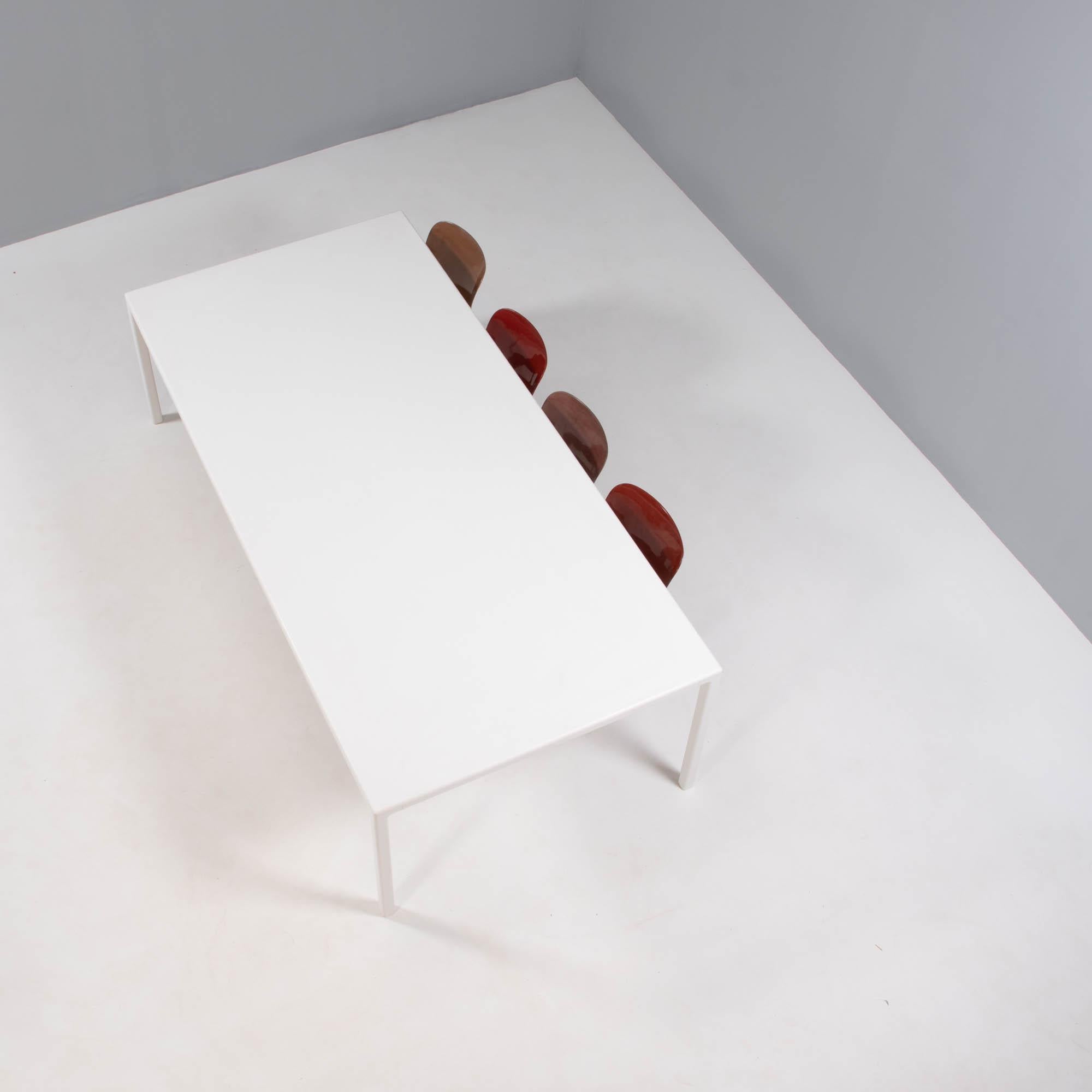 Contemporary HAY T12 White Dining Table