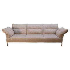Hay Three Seater Grey Fabric Sofa