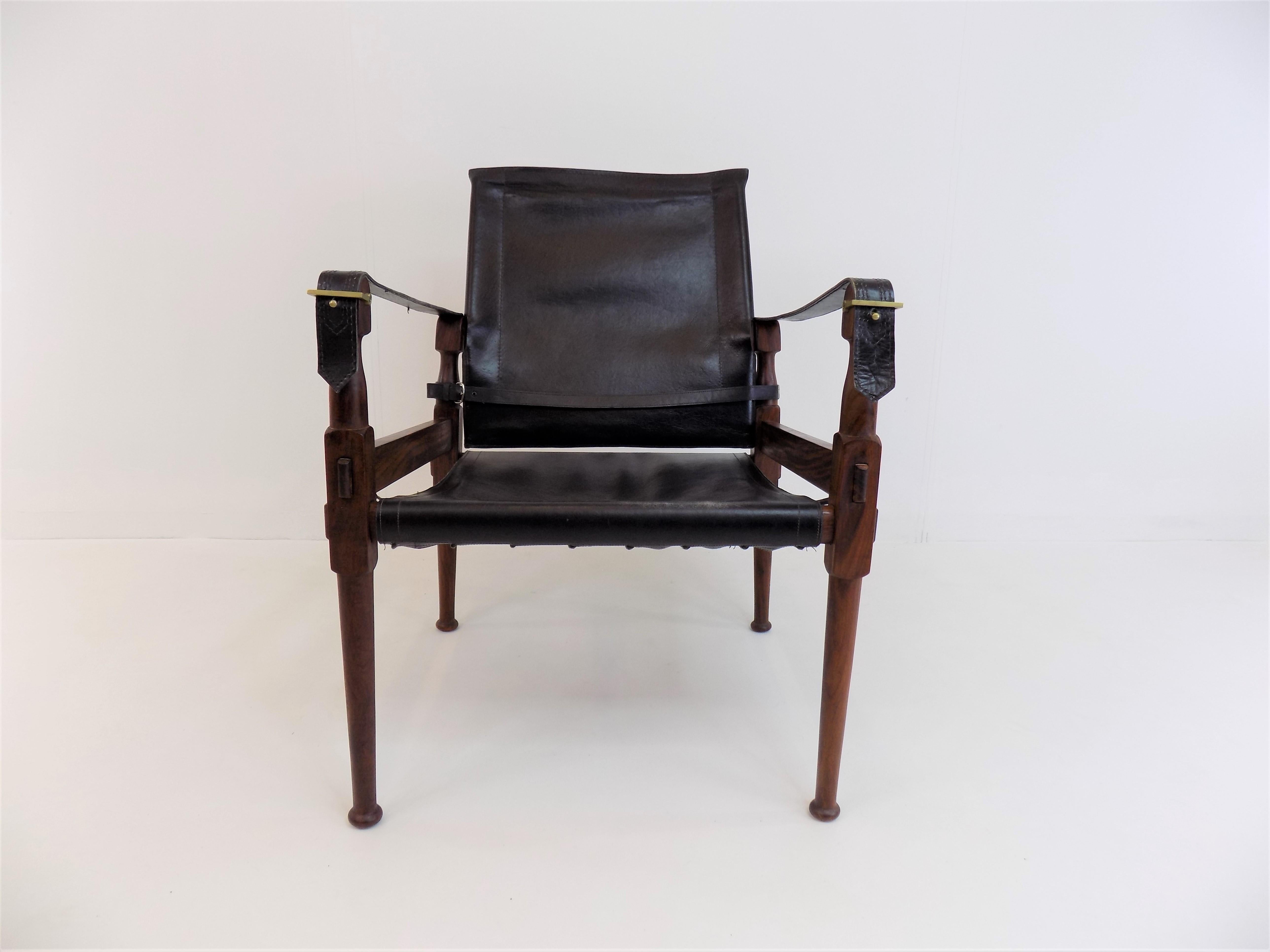 safari chair leather