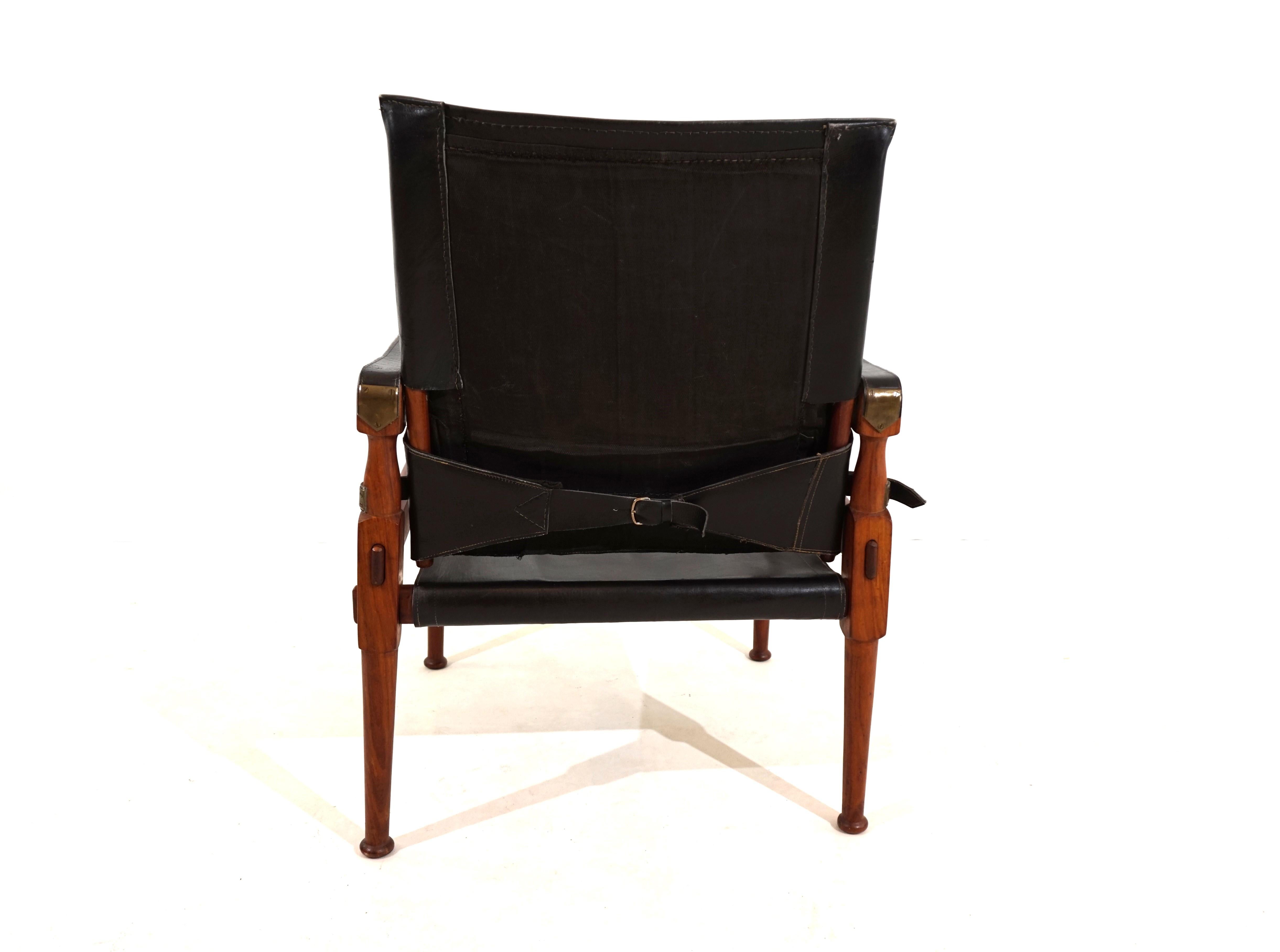 Mid-20th Century Hayat Roorkee Campaign Safari Chair For Sale