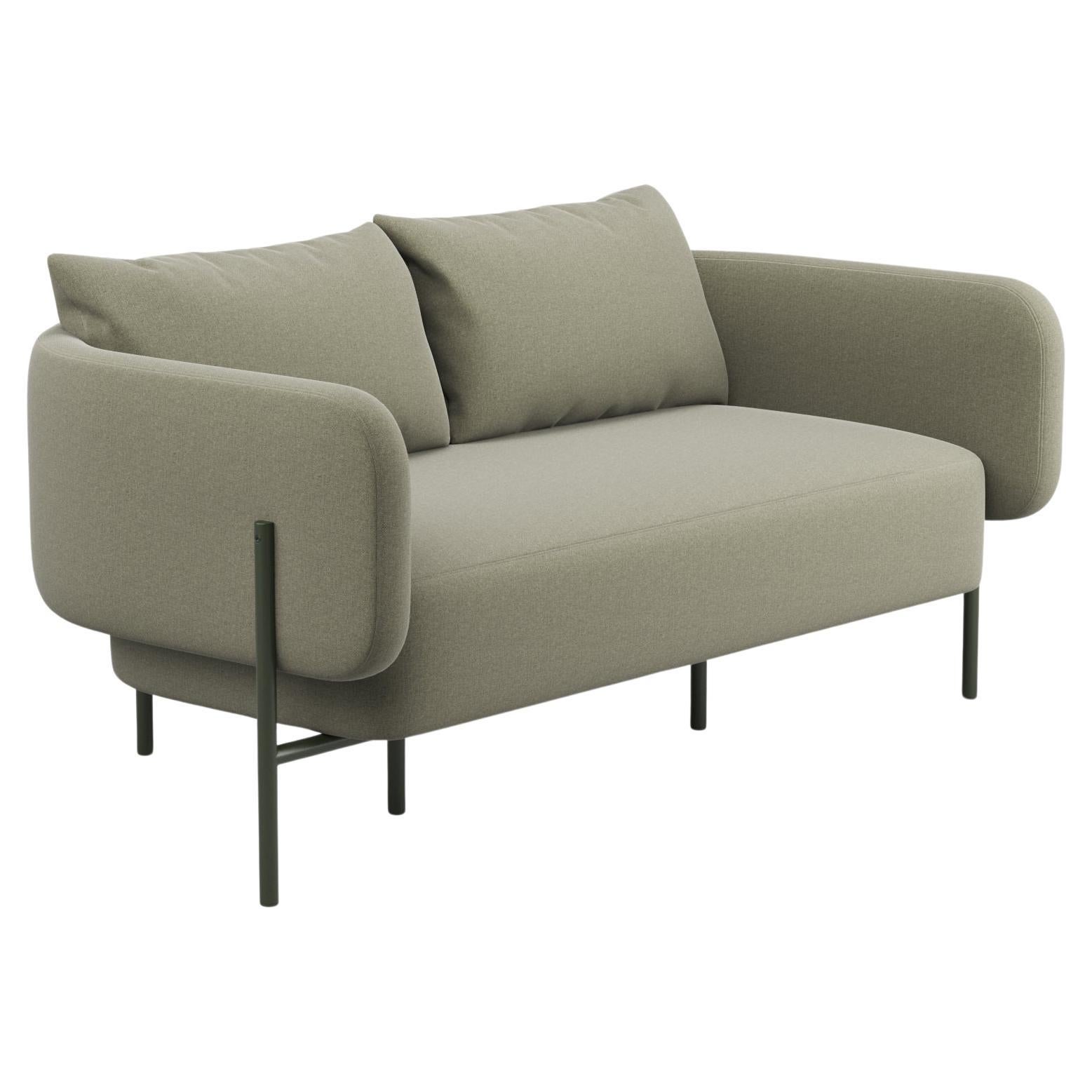 Hayche Abrazo 2 Seater Sofa - Green, UK, Made to Order For Sale