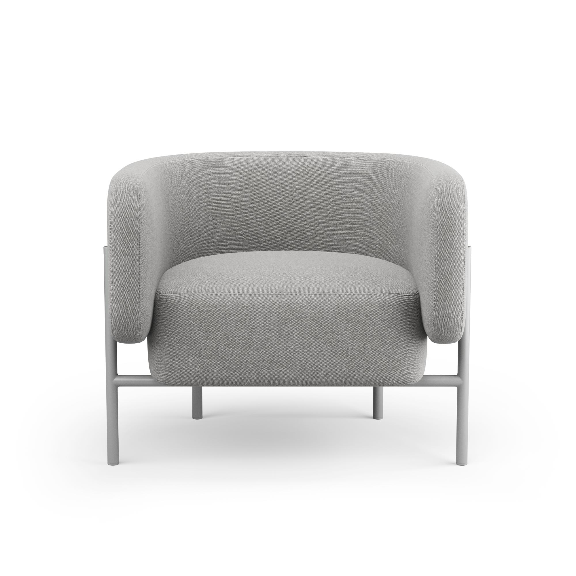 Modern Hayche Abrazo Armchair - Gray, UK, Made to Order For Sale