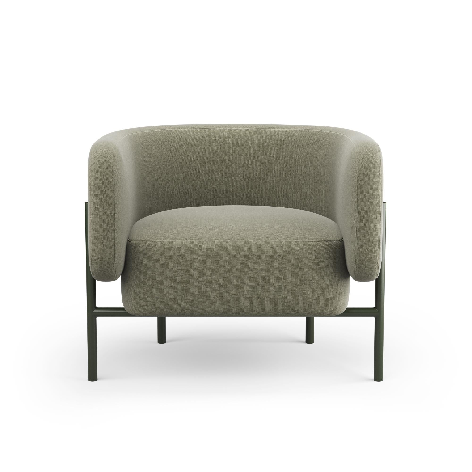 Modern Hayche Abrazo Armchair - Green, UK, Made to Order For Sale