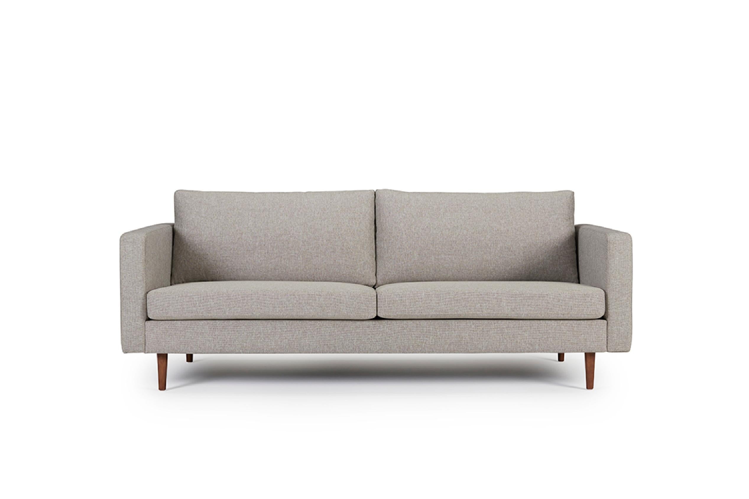 Modern  Hayche Clasico 3 Seater Sofa - Brown, UK, Made to Order For Sale