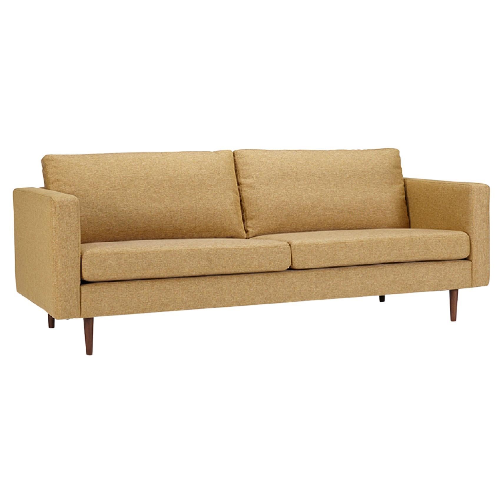  Hayche Clasico 3 Seater Sofa - Yellow, UK, Made to Order For Sale