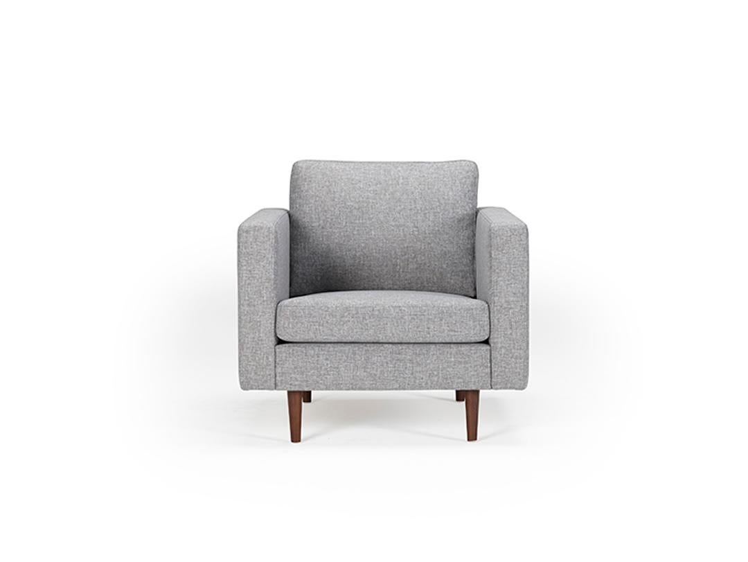 Modern  Hayche Clasico Armchair - Grey, UK, Made to Order For Sale