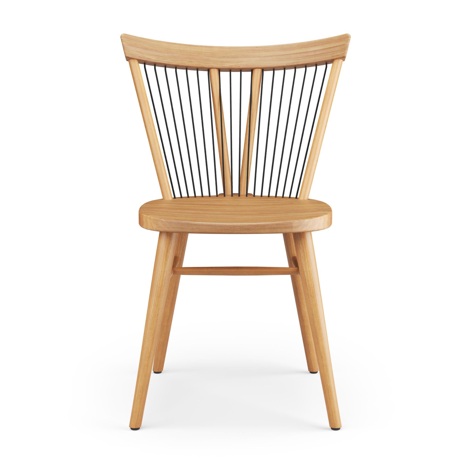 Modern Hayche Cuerdas chair, Oak & Black, UK, Made To Order For Sale