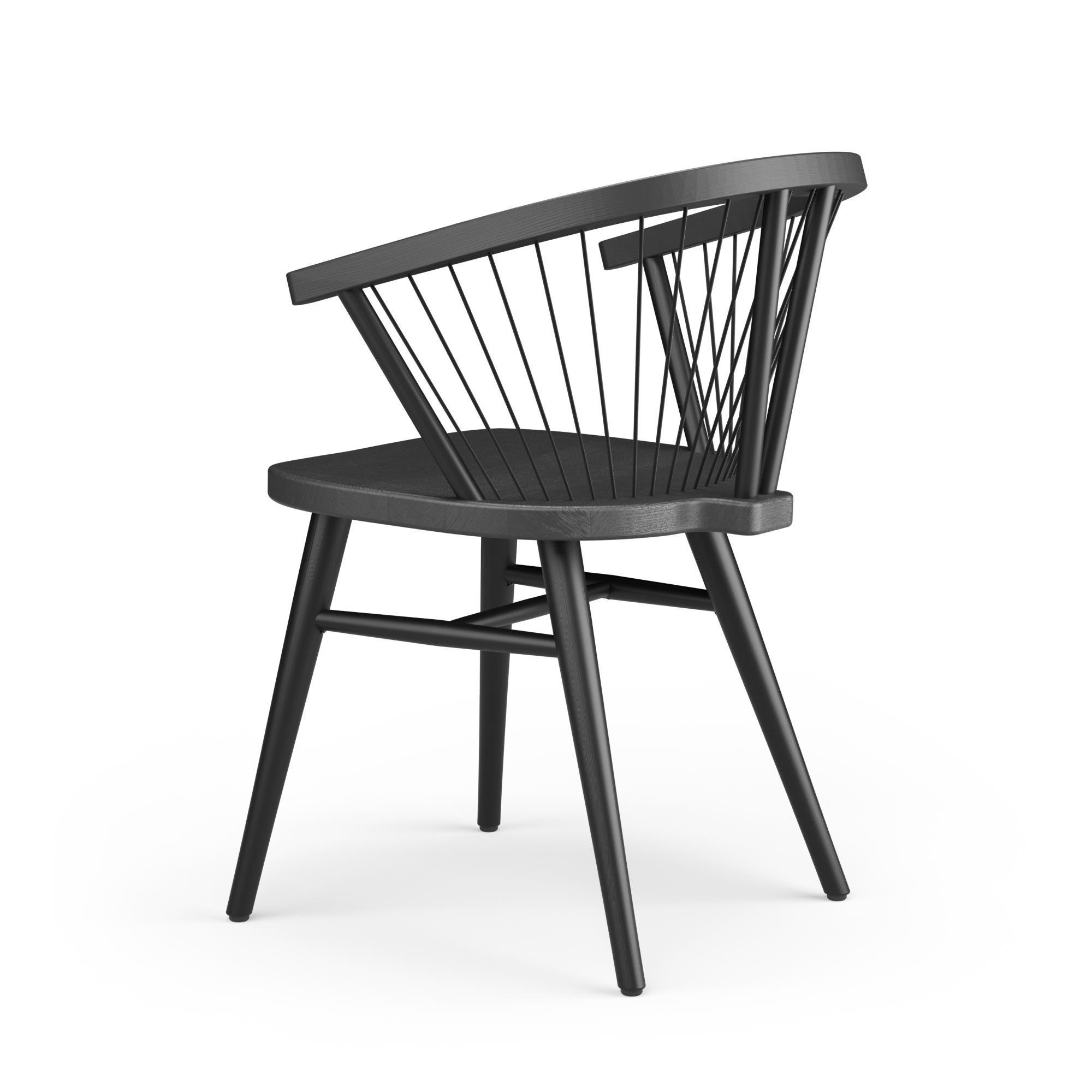 Mexican Hayche Cuerdas Rounded chair, Black, UK, Made To Order For Sale