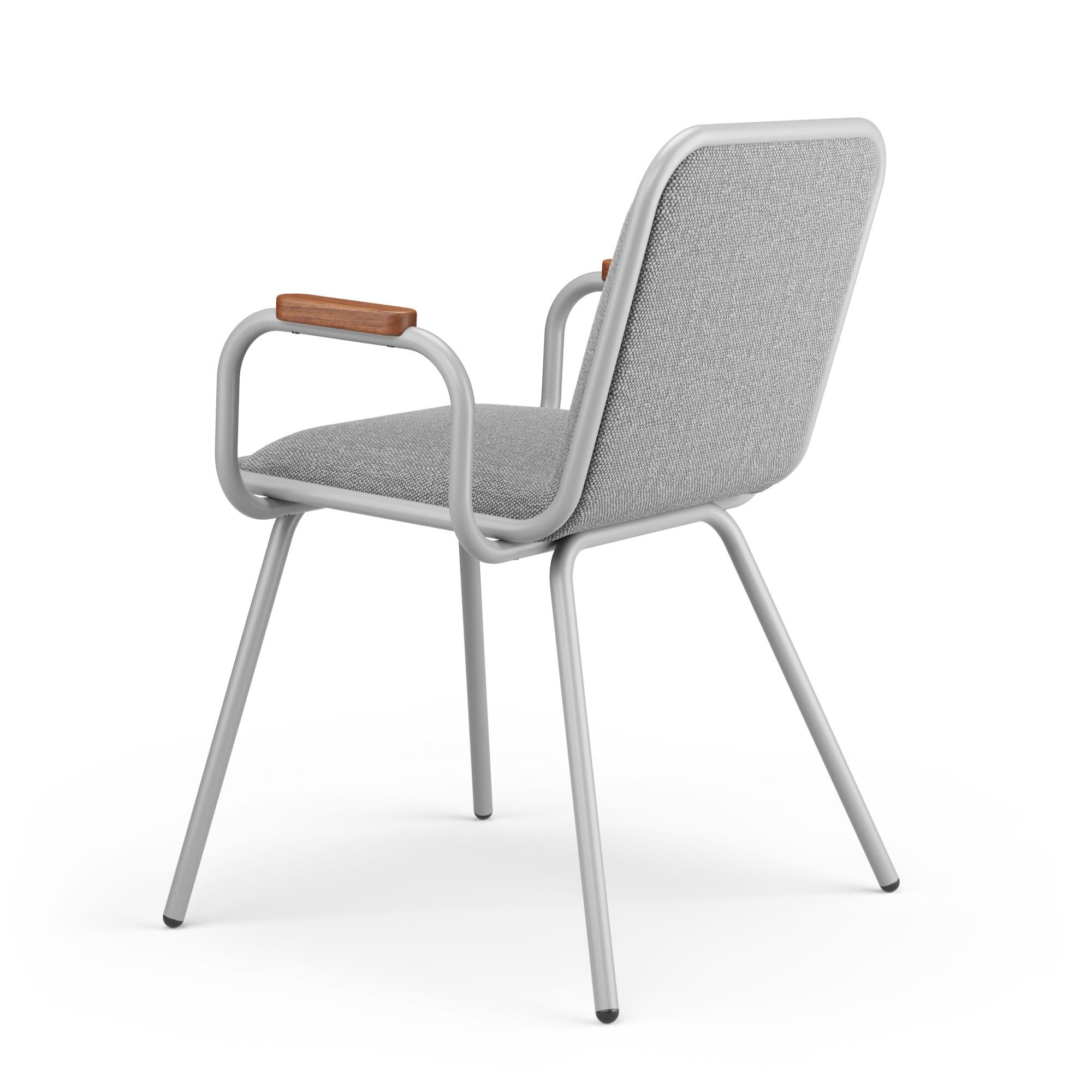Modern Hayche Dulwich with Armrest - Grey, UK, Made to Order For Sale