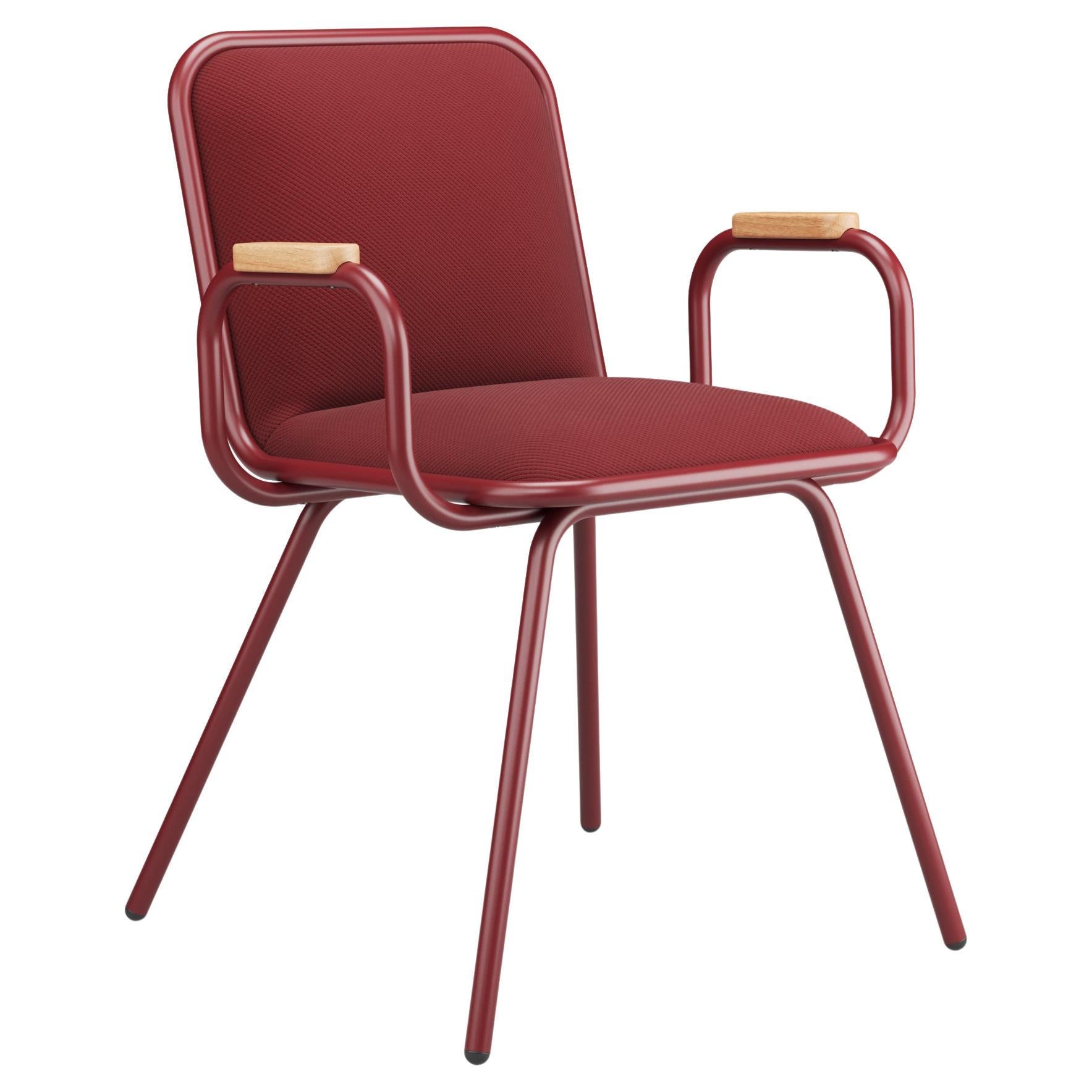 Hayche Dulwich with Armrest - Red, UK, Made to Order For Sale