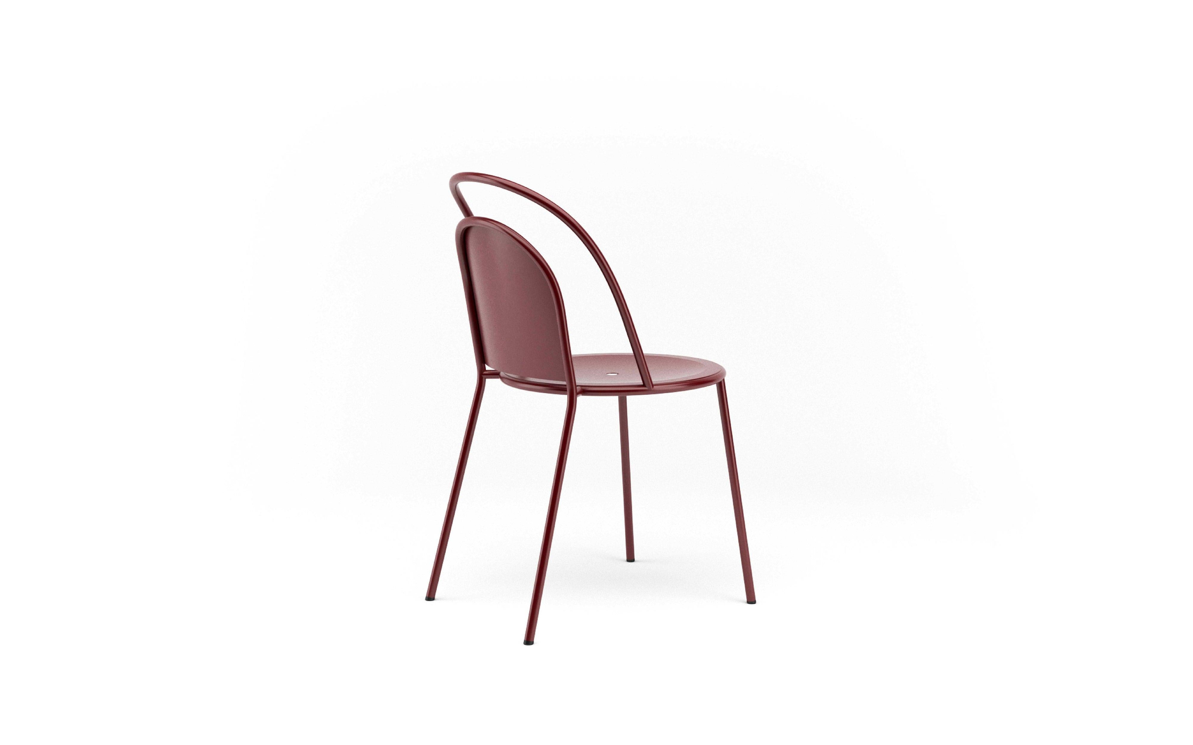 Modern Hayche Dune Chair, Red Powder Coated Steel Frame, UK, Made to Order For Sale