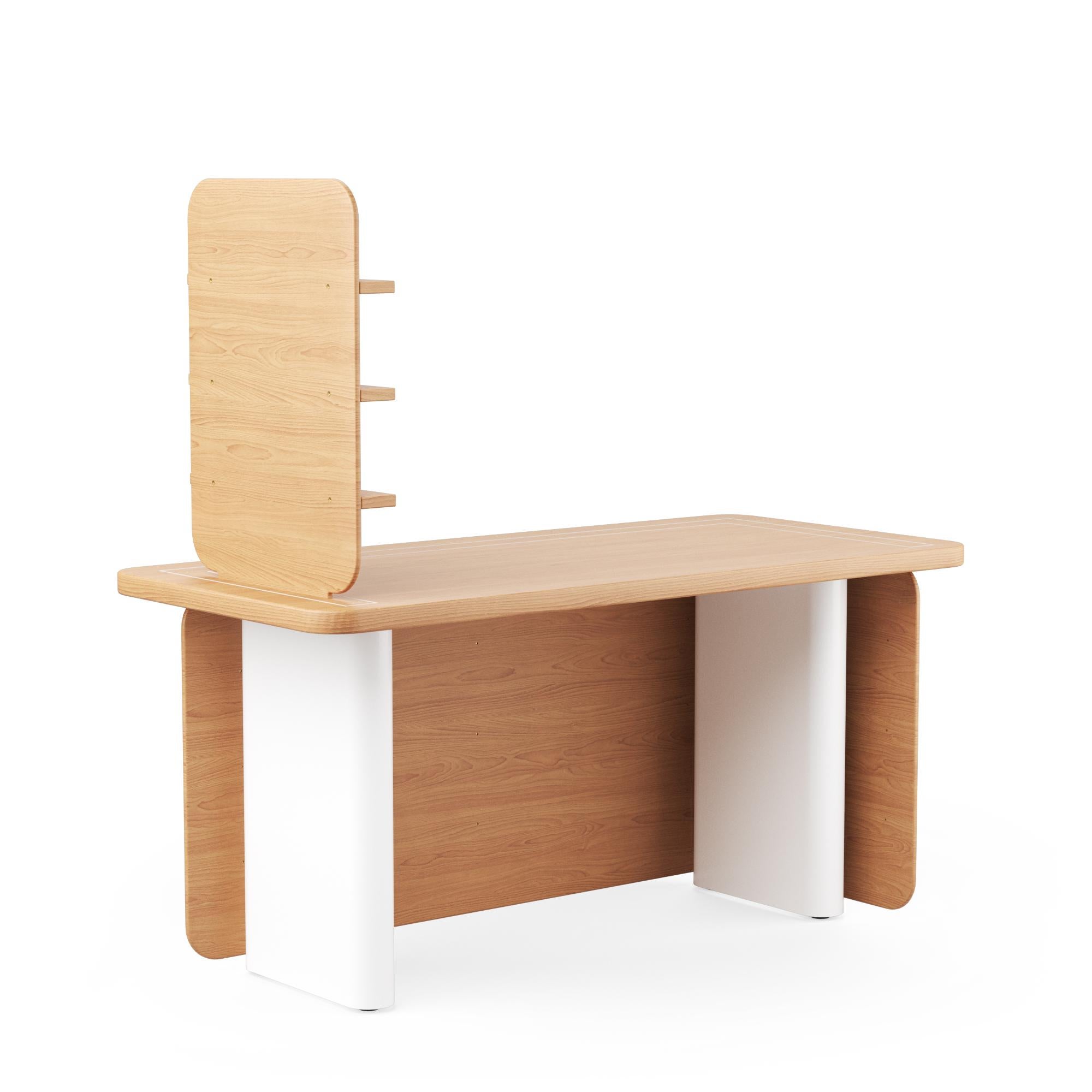 Hayche HOS-Schreibtisch aus Eiche und Weiß, UK (Moderne) im Angebot