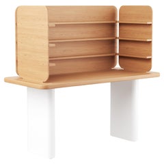 Used Hayche HOS Desk - Oak & White, UK