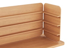 Hayche HOS Schreibtisch, Eiche & Weiß, Vereinigtes Königreich, auf Bestellung gefertigt