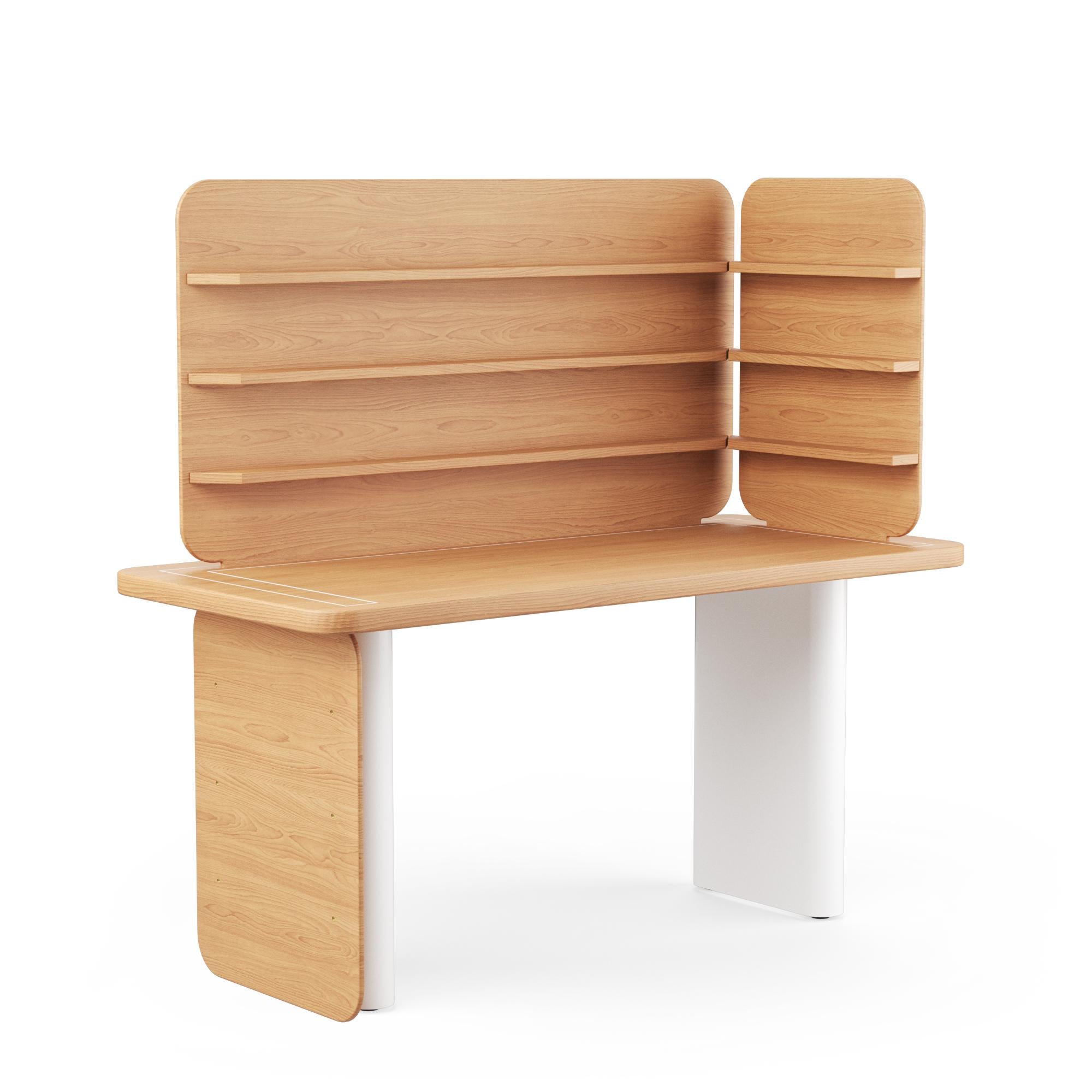 Hayche HOS Desk, Oak & White, United Kingdom, Made to Order In New Condition For Sale In Liverpool, GB