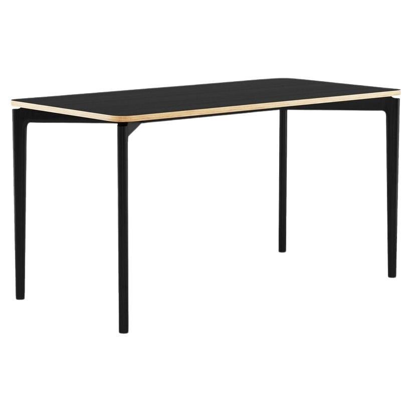 Table rectangulaire Hayche Kensington teinté noir, Royaume-Uni, fabriquée sur commande