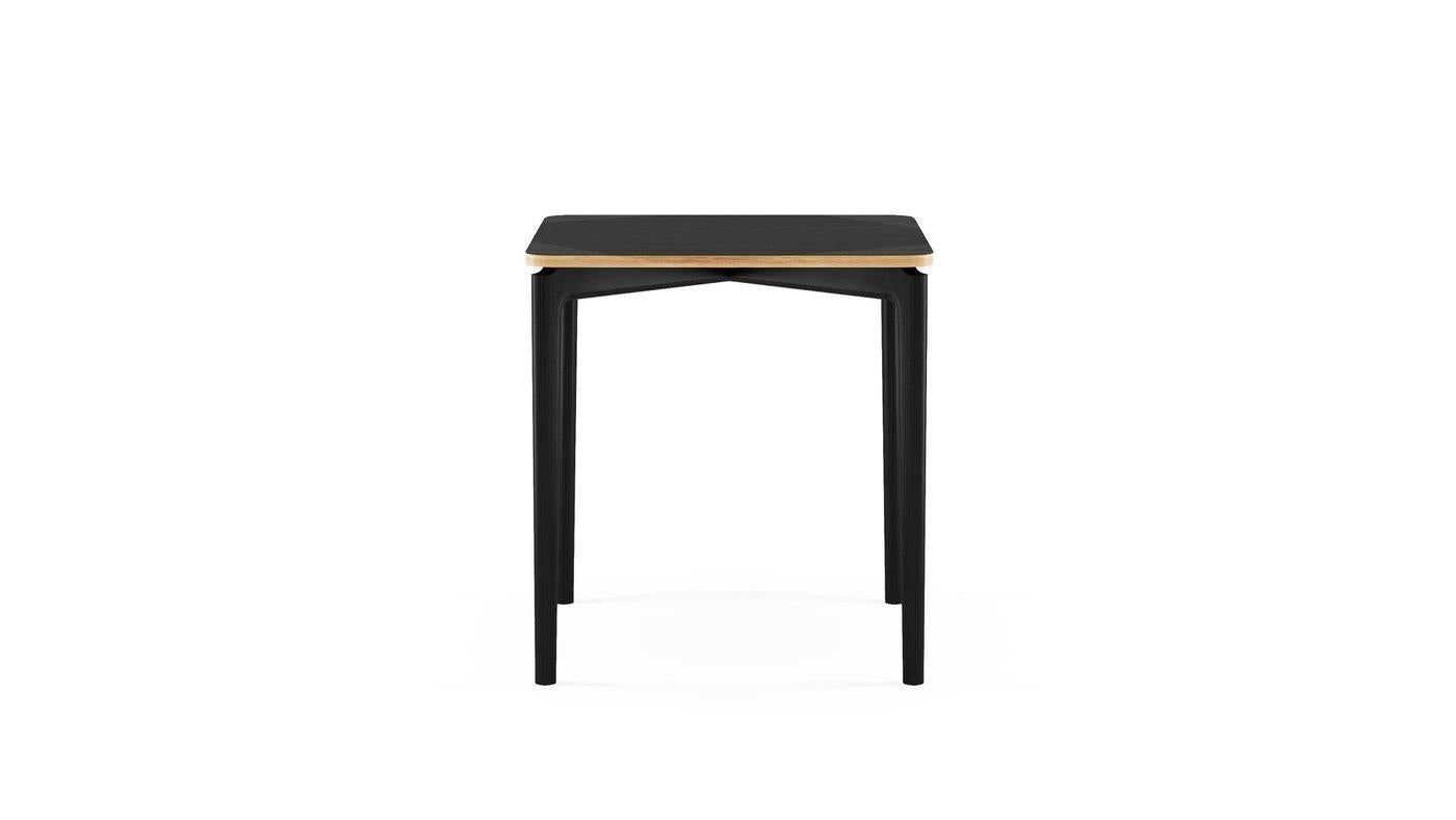 Modern Hayche Kensington Square Table, Black Stained, United Kingdom, Made to Order For Sale