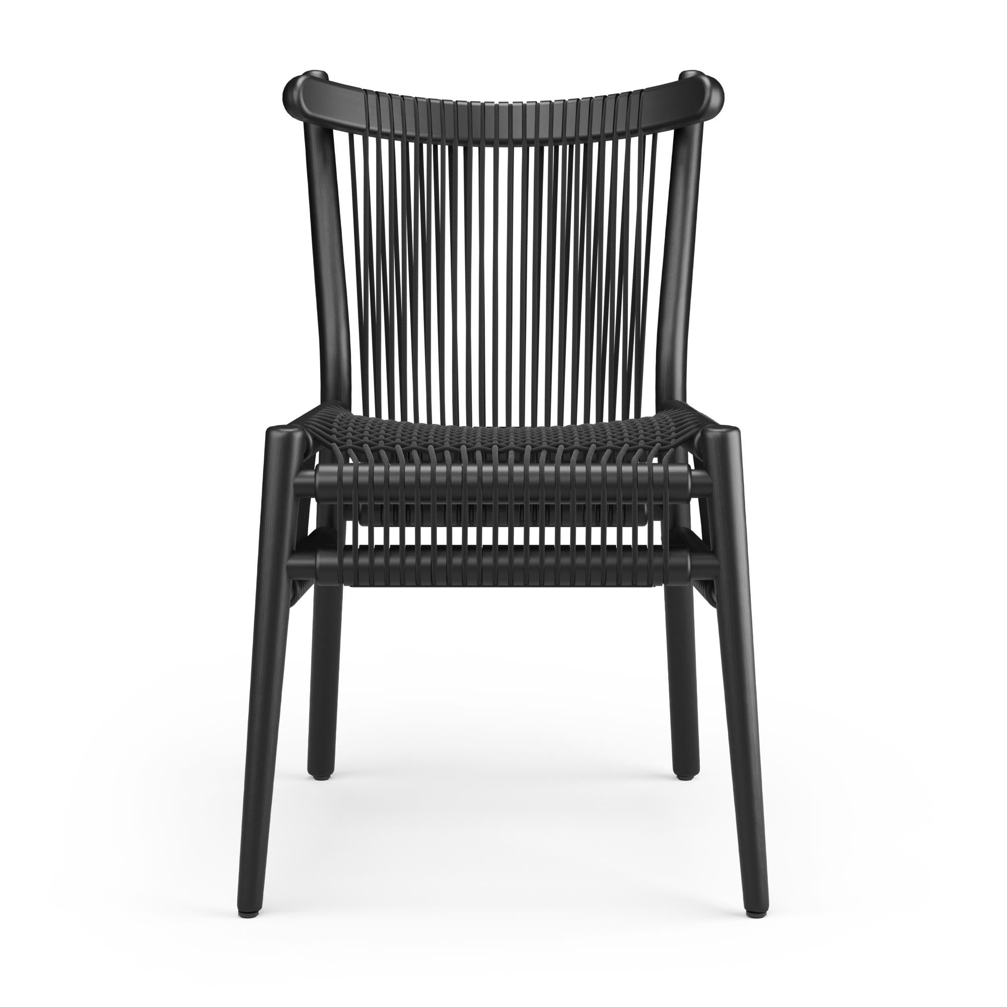 Modern Hayche Loom chair, Black, UK, Made To Order For Sale