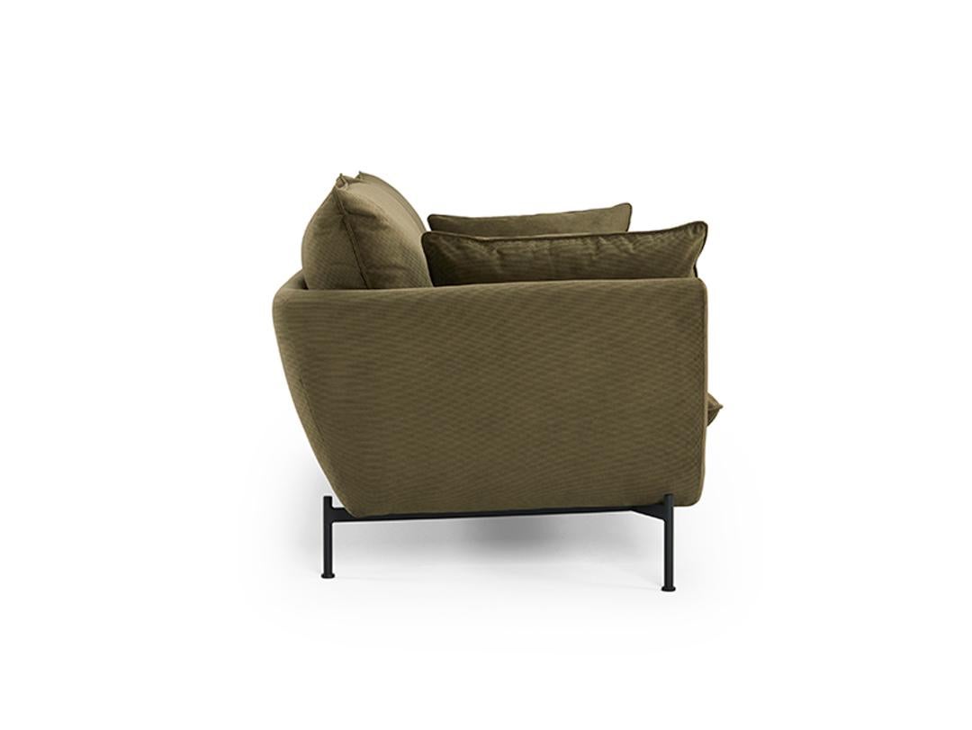 European Hayche Nave Lux 2 Seater Sofa - Green, UK, Made to Order For Sale