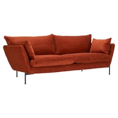 Hayche Nave Lux 2 Seater Sofa - Red, UK, Made to Order