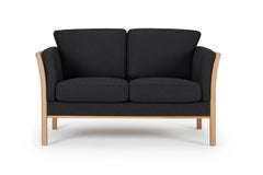 Hayche Oscar 2 Seater Sofa, Black, United Kingdom, Made to Order