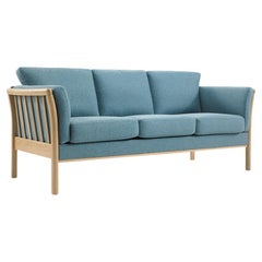 Hayche Oscar 3 Seater Sofa - Blue, UK, Made to Order