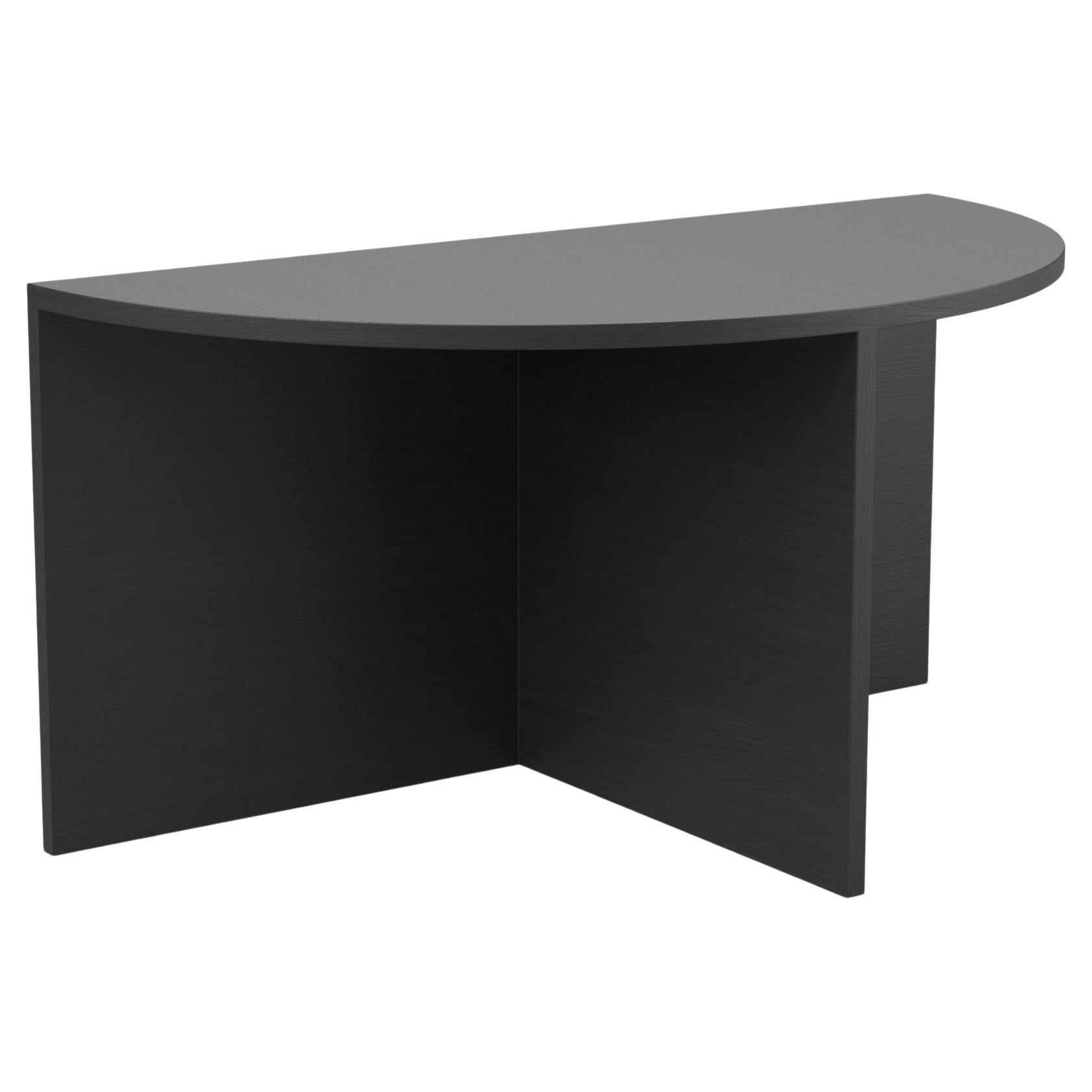 Hayche Pie Chart System 1/2 Table, Black, Solid Wood, UK, Made To Order For Sale