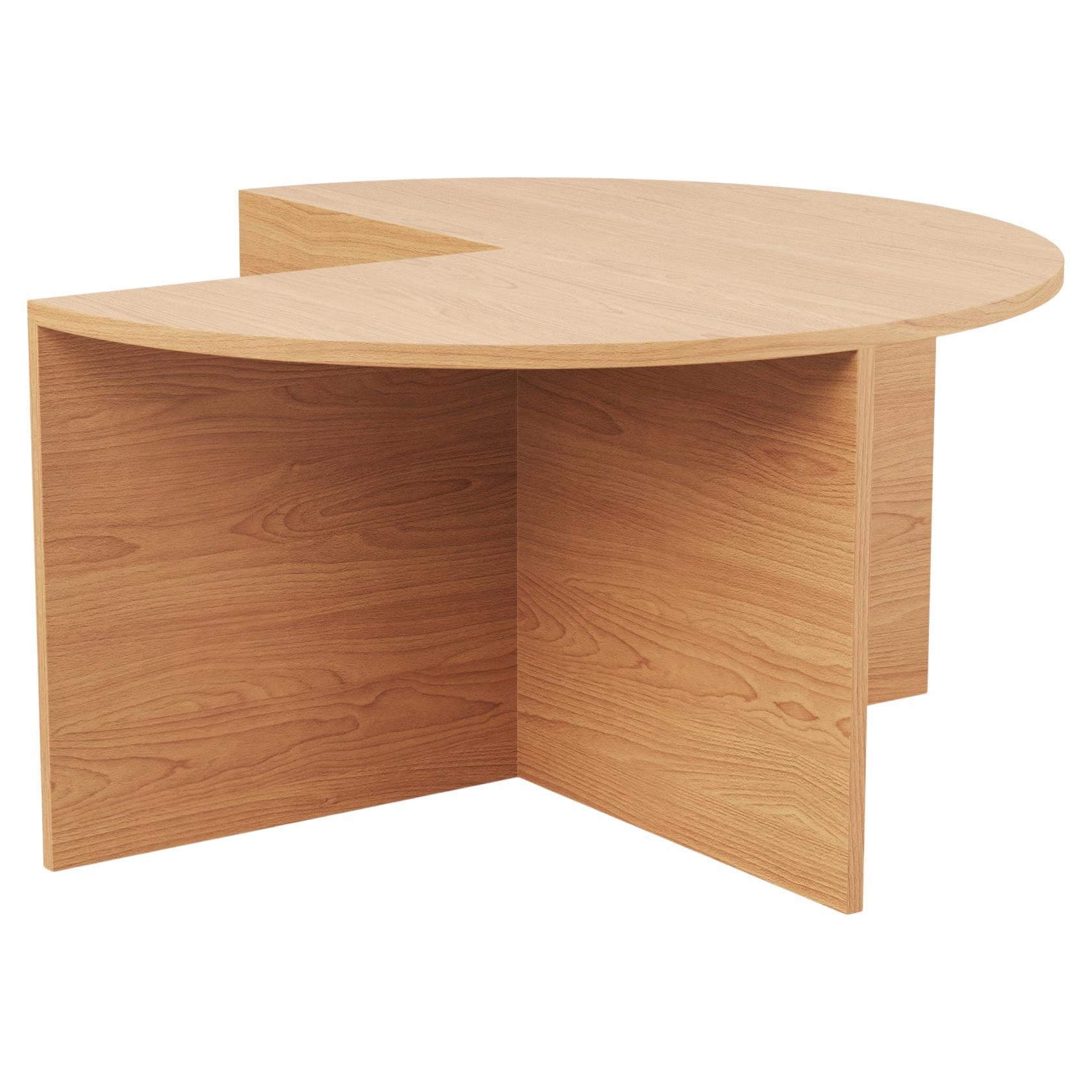 Hayche Pie Chart System 3/4 Table, Oak, Solid Wood, UK, Made To Order For Sale