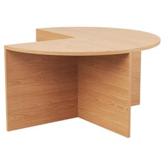 Hayche Pie Chart System 3/4 Table, Oak, Solid Wood, UK, Made To Order
